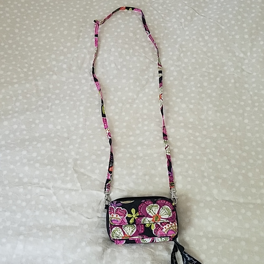 Vera Bradley wallet small purse lanyard